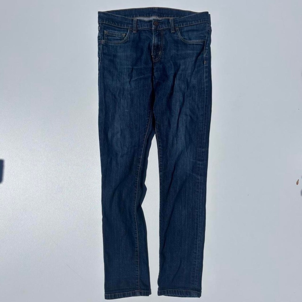 Carhartt Navy Blue Wip Rebel Pants Denim Jeans - 31x32 - Picture 2 of 7
